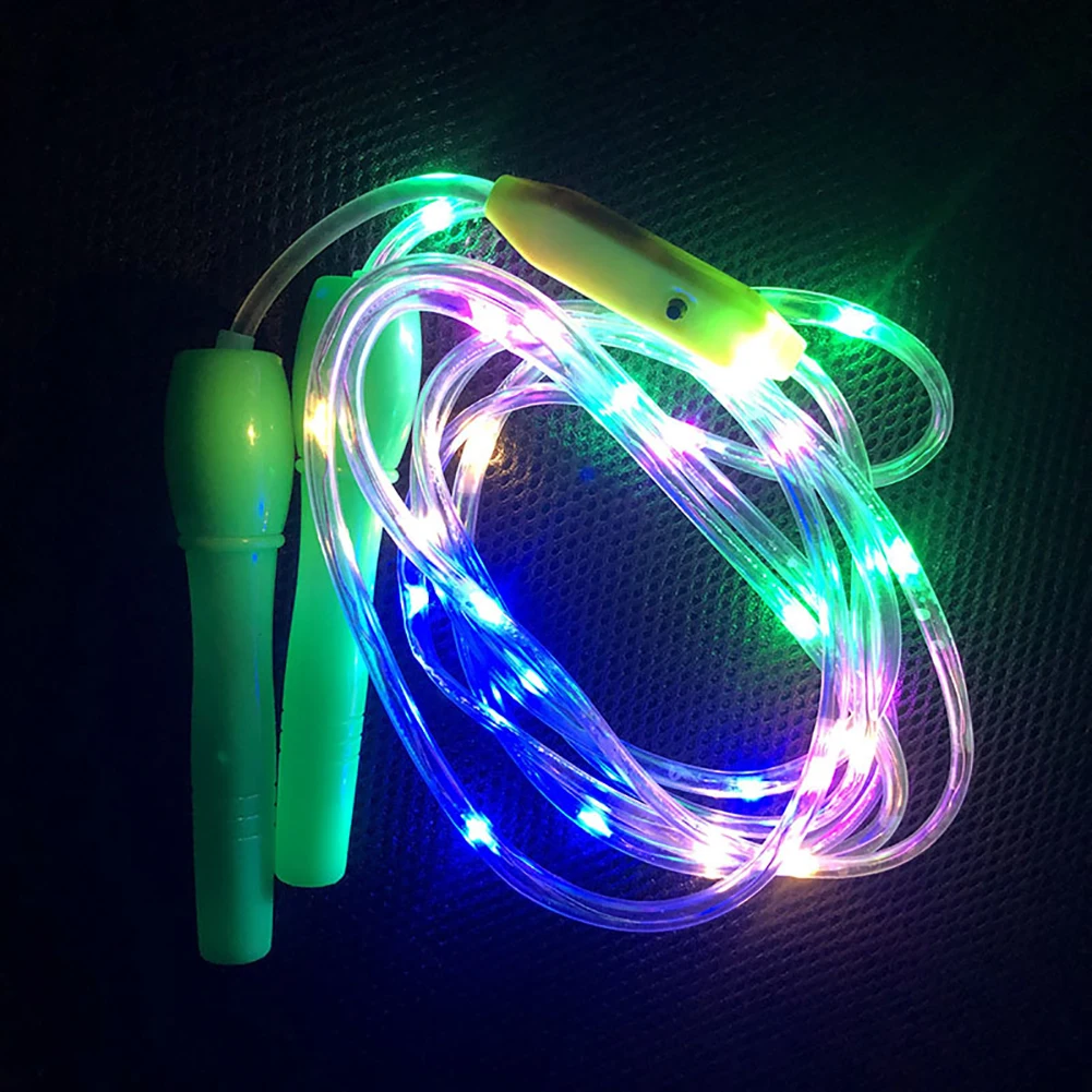 LED Luminous Children Skipping Ropes Exercise Jumping Game Fitness Home