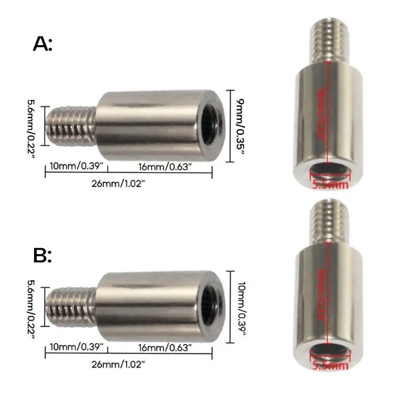 SANWA/Seimitsu 조이스틱용 652F 게임 컨트롤러 아케이드 조이스틱 연장 로드 나사