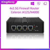 Topton Intel Celeron J4125 Nano Mini PC Fanless N4000 4xi226-V 2.5G RJ45 dekstop Firewall Appliance AES-NI ESXi pfSense OPNsense 1