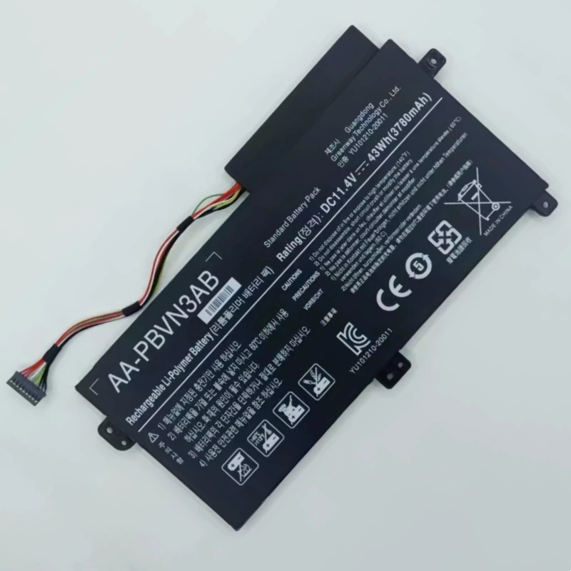 Bateria do Portátil para Samsung Ativ Livro Np450r5v Nt500r4k Nt500r5l Nt500r5k Nt500r5h-x51m 455r4j 450r5j 450r4j 450r4j Novo Aa-pbvn3ab
