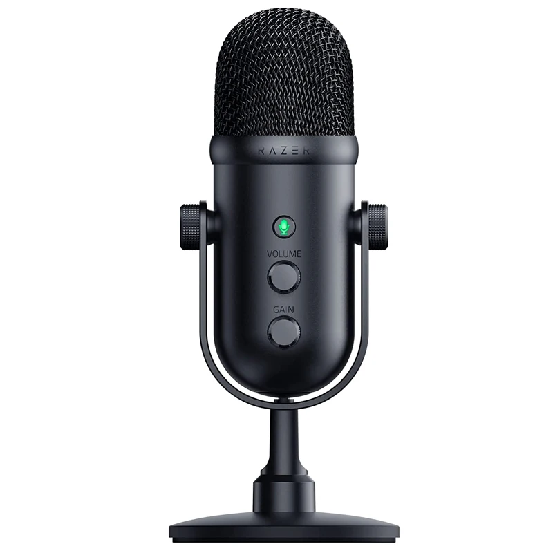 

Original Razer Seiren V2 Pro Professional-Grade USB Microphone: Dynamic Microphone - High Pass Filter - Digital Analogue