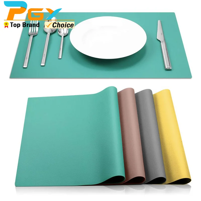 

Large Size Silicone Placemats Heat Resistant Nonslip Mats for Kitchen Counter Waterproof Table Mat For Dinner Table Decorations