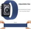 36046-c8087a.jpg bracelet montre apple watch tressé élastique, bracelet à boucle solo, iWatch Series 8