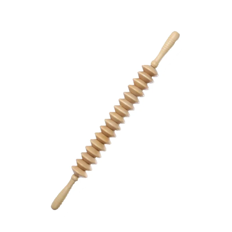 No paint color 16 rounds of coarse   meridian rods full-body massage stick rolling back massage lamented the waist neck leg