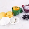 Food Box Plastic Sealed Creative Organizer Crisper Vegetable Containers Onion Garlic Green Pepper Fresh Storage Kitchen Tool 2