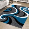 Modern Swirls Carpet for Living Room Home Decor Sofa Table Large Area Rugs Anti-slip Hallway Balcony Rugs Bedroom Floor Mat 3