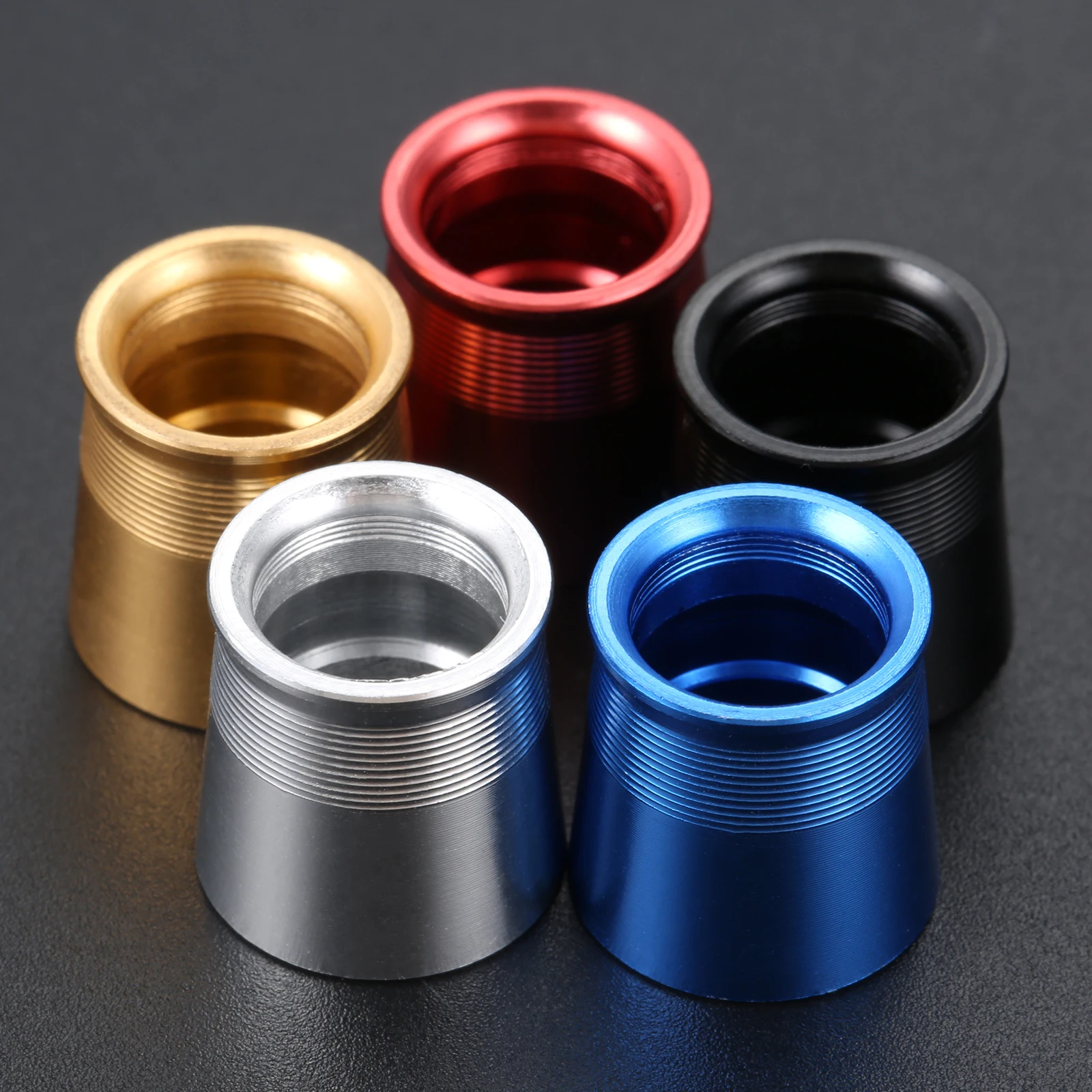 10Pcs Golf Club Ferrules for 0.355 or 0.370 Tip Irons Shaft Aluminum