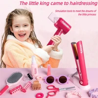 WizKidz Children's Hairdressing Pretend Play Toy Set Little Girl Hair Dryer Scissors Shampoo Hair Salon Simulation Toy Set Gift 2