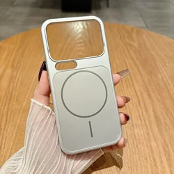 Shockproof Wireless Charging Magnetic Slim Matte Phone Case - Anti - scratch Hard Cover for Xiaomi 17Pro (GRAY)