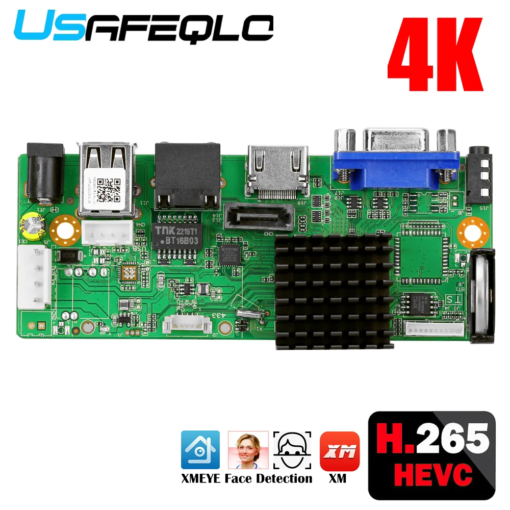 Cctv 9Ch 10Ch 4K Nvr H.265 ++ Videoregistratore Di Rete 9 Canali 5Mp 8Mp Nvr Uscita Hdmi Supporto Onvif Cloud App Monitoraggio Mobile