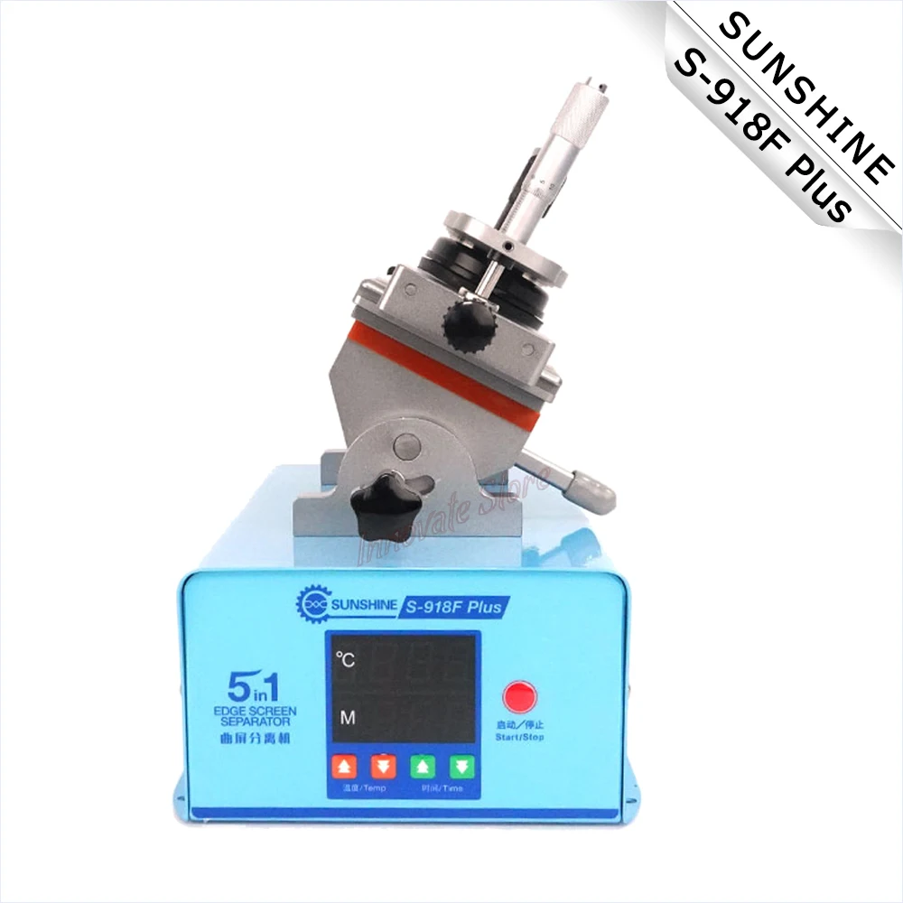 

Сепаратор экрана Солнечный свет S-918F Plus вращение на 360 ° для разделения телефонного нагрева клейкая рамка для удаления кромок инструмент для прямого ремонта