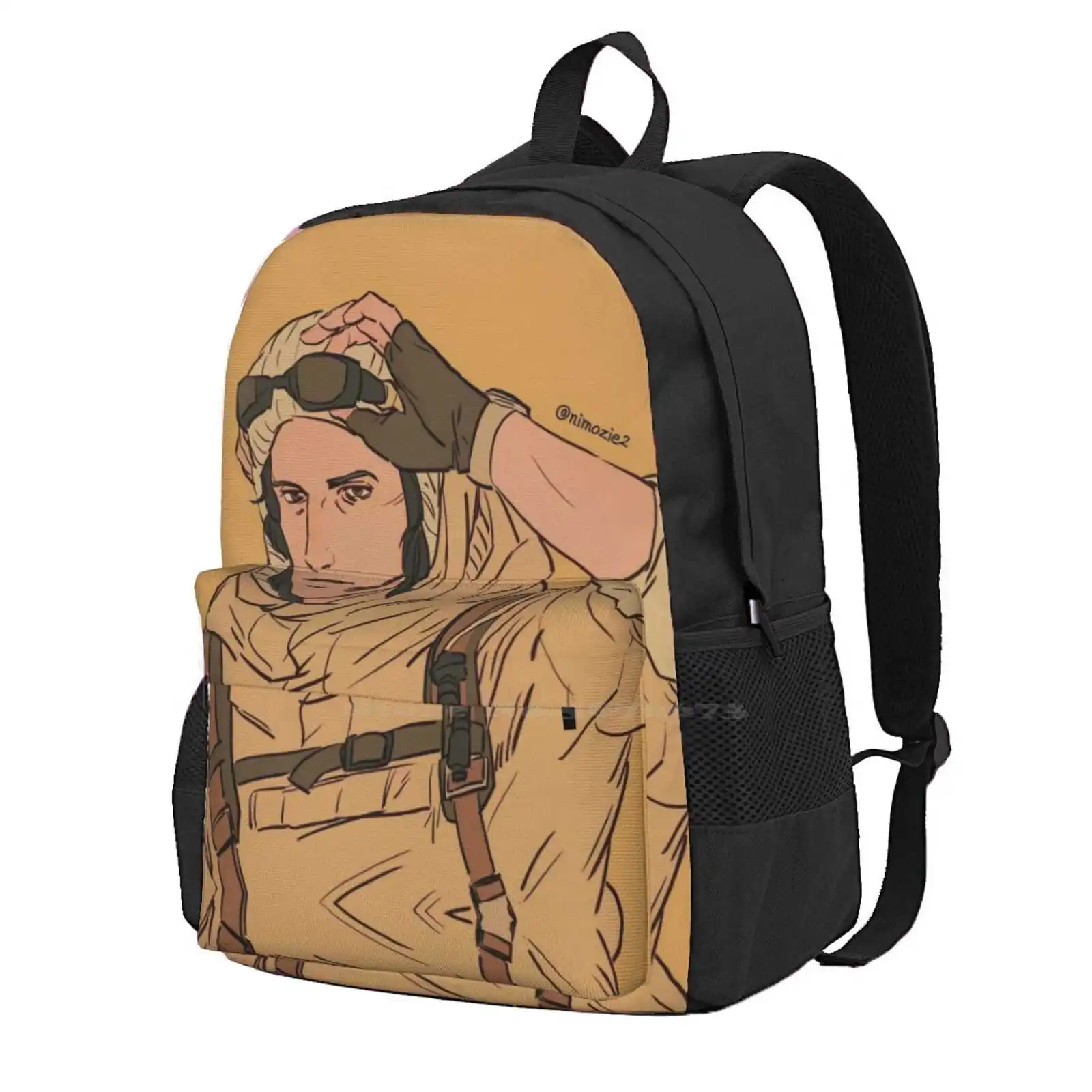 

Print-45 / Nomad Women Men Teens Laptop Travel School Bags Rainbow6Siege R6S Nimozie Fanart Illust Nomad