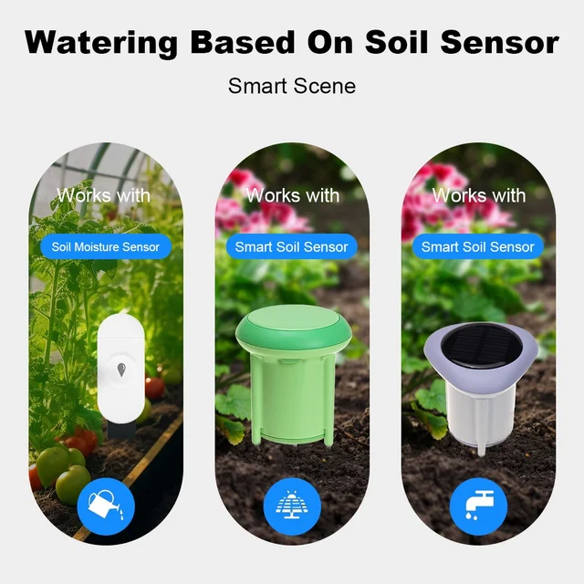 Tuya WiFi Intelligent Watering Device Automatic Drip Irrigation Controller App Remote Control Watering Timer For Garden Plant 4