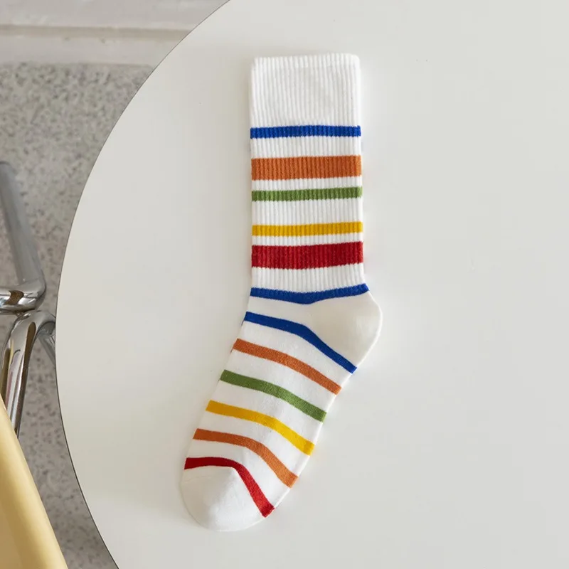 Рисунок 6 - Носки-миди хлопковые в цветную полоску
