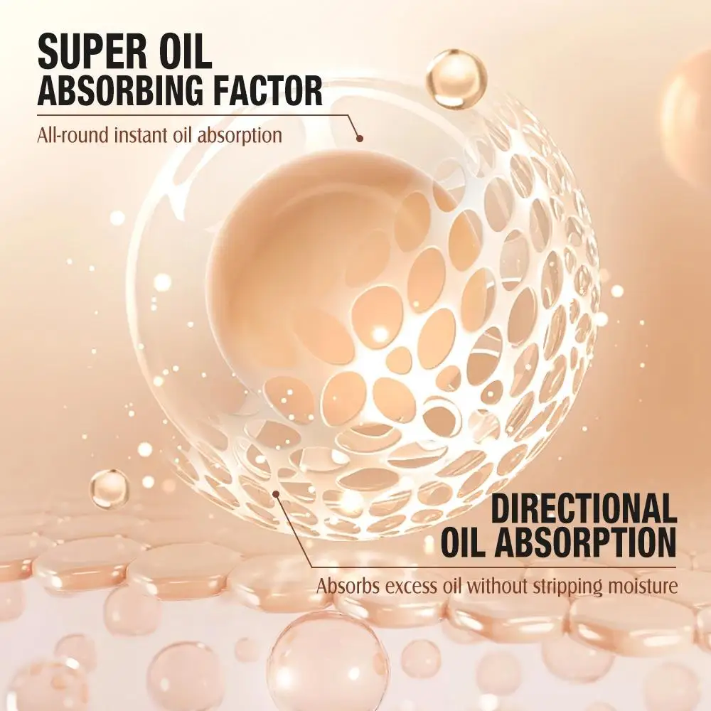 Oil Absorbing Translucent Loose Powder Blends Seamlessly Lightweight Setting Makeup For Flawless Matte Finish
