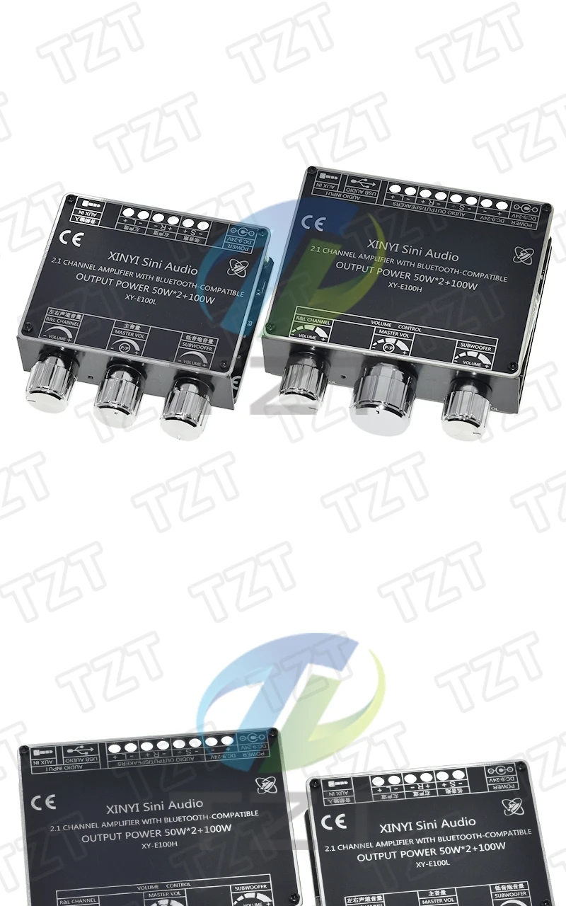 XY-E100H XY-E100L 2.1-Kanal Bluetooth-Audioverstärker-Modul 50W+50W+100W Subwoofer mit hoher Klangtreue und Klangqualität – Detail 19