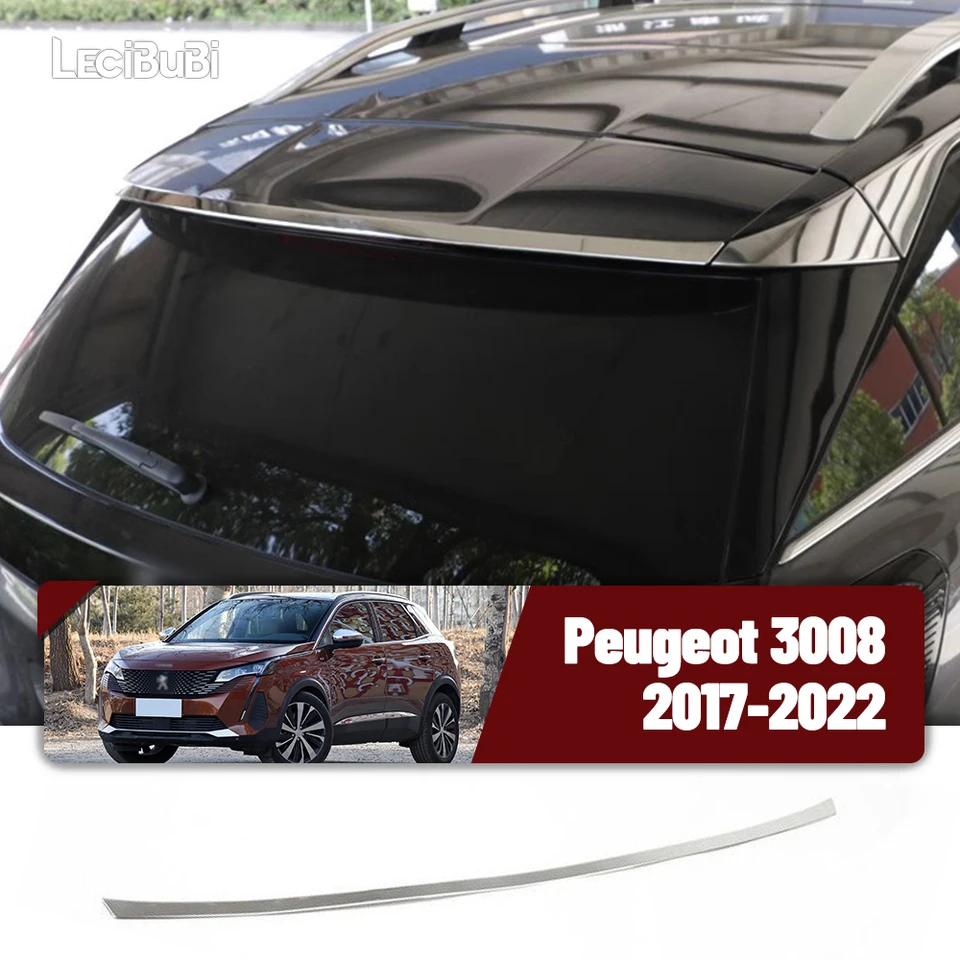 Garniture De Coffre Arrière En Acier Inox Pour Peugeot 3008/3008GT (2017-2020) – Protège Et Stylise Votre Hayon