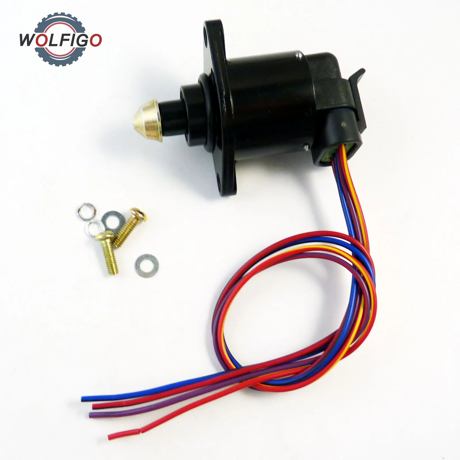 1 Set Idle Air Control Valve 4637071 with 4 Wires Pigtail Harness Connector PT2296 For Jeep Cherokee Wrangler