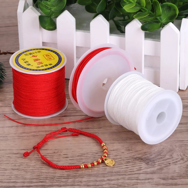 Polyester Jewelry Making String  Waxed Polyester Thread Crafts - 0.8mm 45m  Waxed - Aliexpress