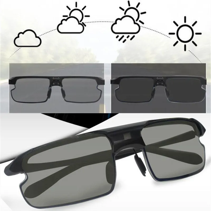 ZHIYI Brand Ultra-Light TR90 Chameleon Glasses 0.1 Seconds LCD Smart Chip Photochromic Polarized Lens polarized sunglasses photochromic sunglasses driving glasses Driving Sunglasses for Men