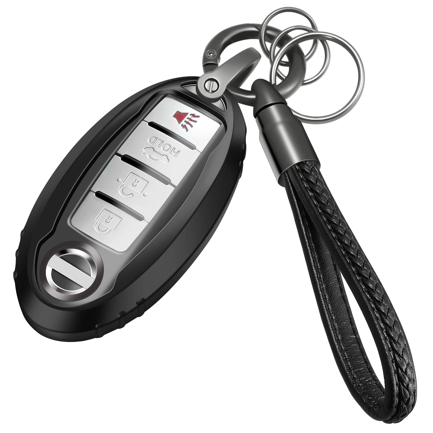 Schützende Schlüsselanhänger-Abdeckung Passend für Nissan Sentra Sunny Almera Altima Teana Rogue X-Trail Patrol Armada Qashqai Navara Frontier