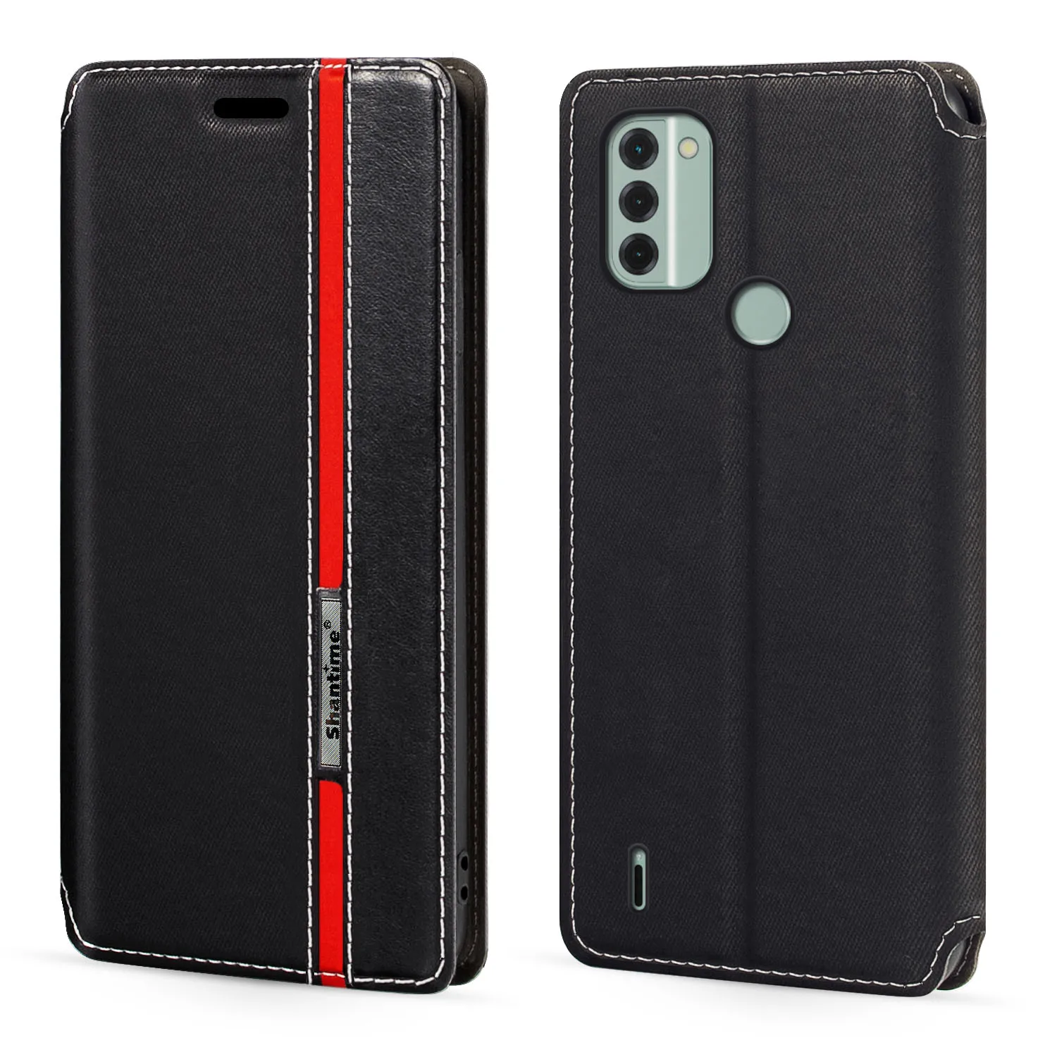 

For Nokia C31 Case Fashion Multicolor Magnetic Closure Leather Flip Case Cover with Card Holder 6.75 inches