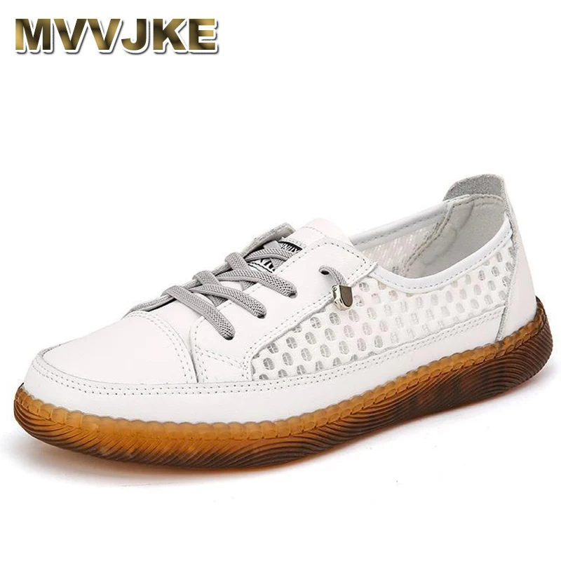 

Sneakers for Women 2022 New Breathable Genuine Leather Tennis Female Shoes Luxury Designer Summer Trend White