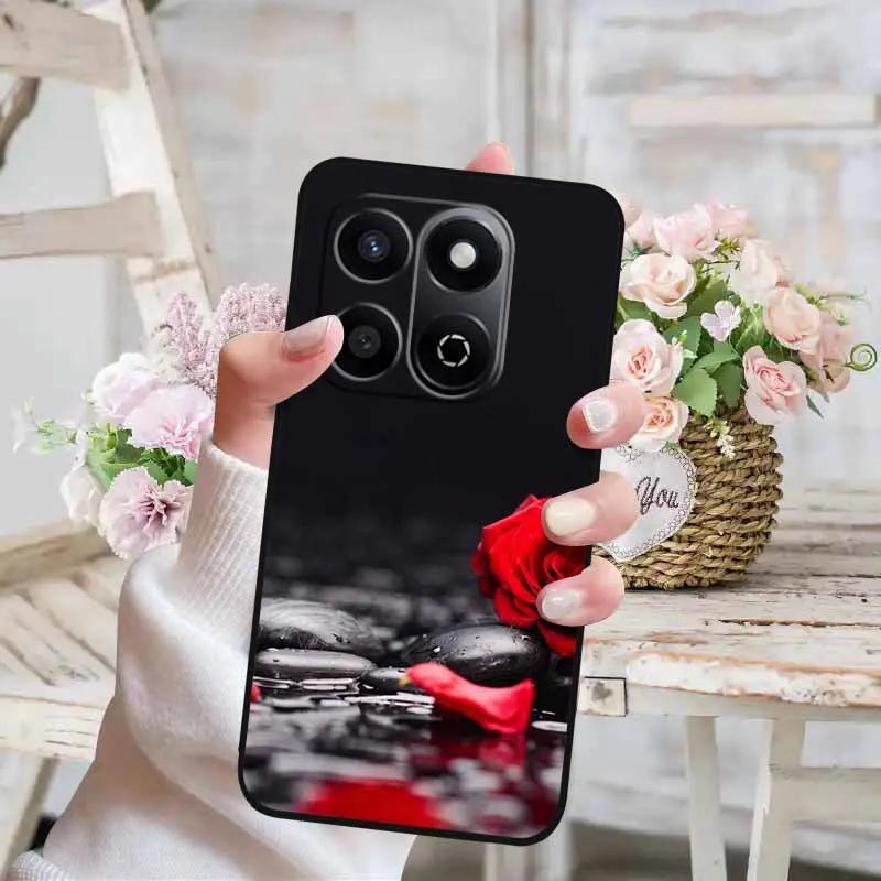 Cute Cat Design Soft Silicone Phone Case - Lovely Painted TPU Back Cover