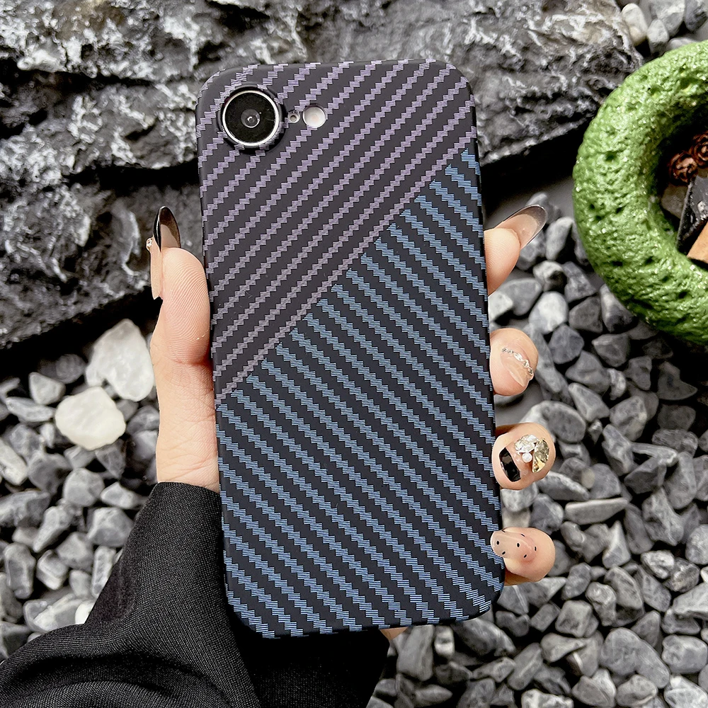 Carbon Fiber Texture Matte Hard Cover - Ultra Thin Shockproof Bumper Case