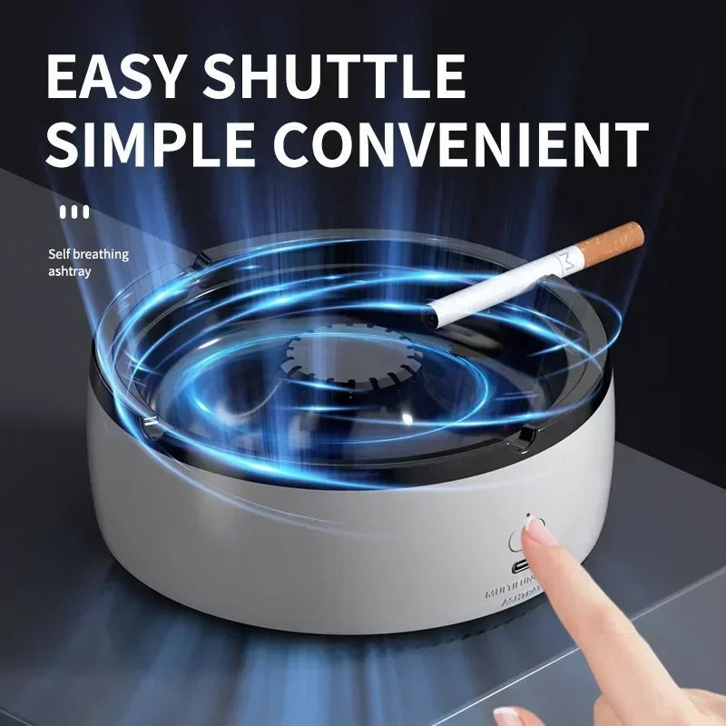 USB Rechargeable Electric Ashtray Filters Air Purifier Ashtray Home Office Car Smokeless Air Purifier Function cigarettes ashtray air purifier ashtray