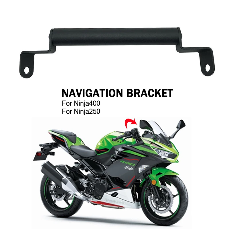 

Подходит для KAWASAKI, NINJA400 NINJA250, Ninja 400, 250, 2018-2021, кронштейн для платформы GPS навигации мотоцикла, держатель для смартфона