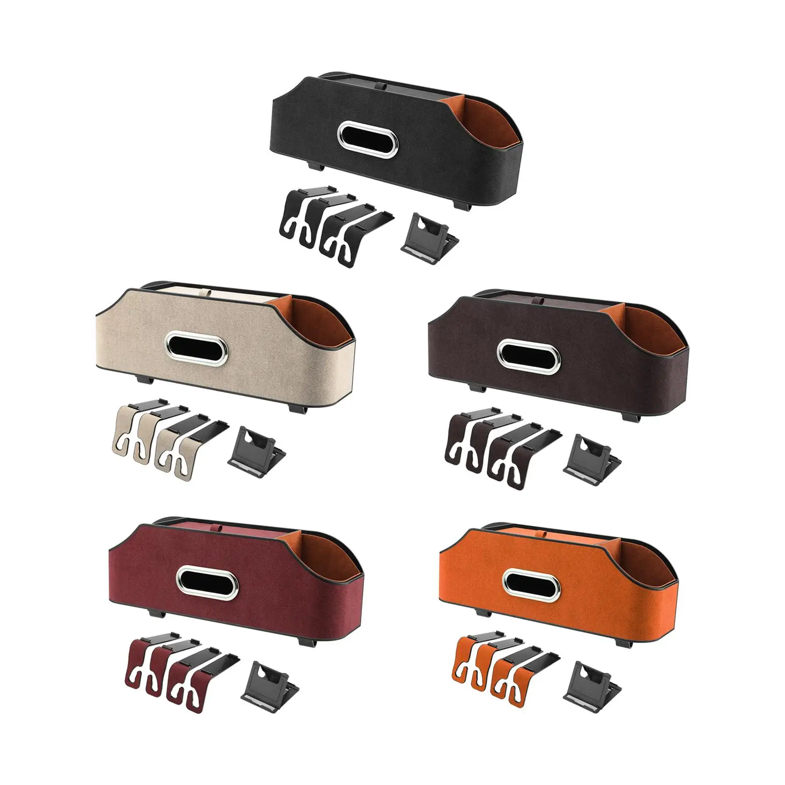 

Органайзер для подголовника автомобильного сиденья, коробка для салфеток, держатель для чашки, прочная конструкция с перегородкой