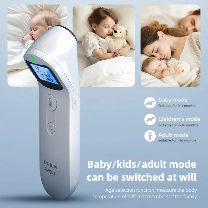 Forehead thermometer PHILIPS AVENT non-contact infrared fast hygienic & accurate for babies & adults