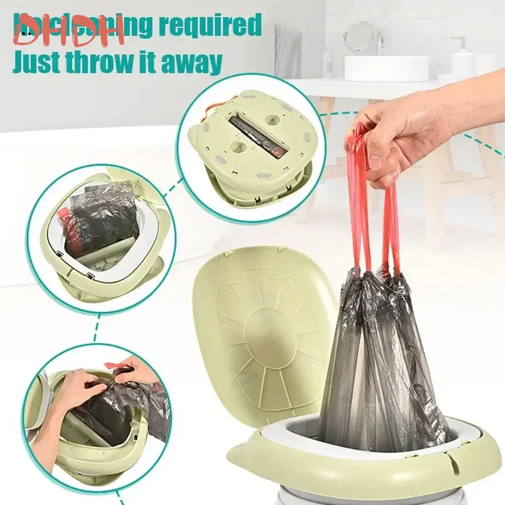 Portable Potty For Toddler Travel Foldable Potty Training Toilet For Car Camping Indoor Outdoor Bathroom For Baby Kids Children 4