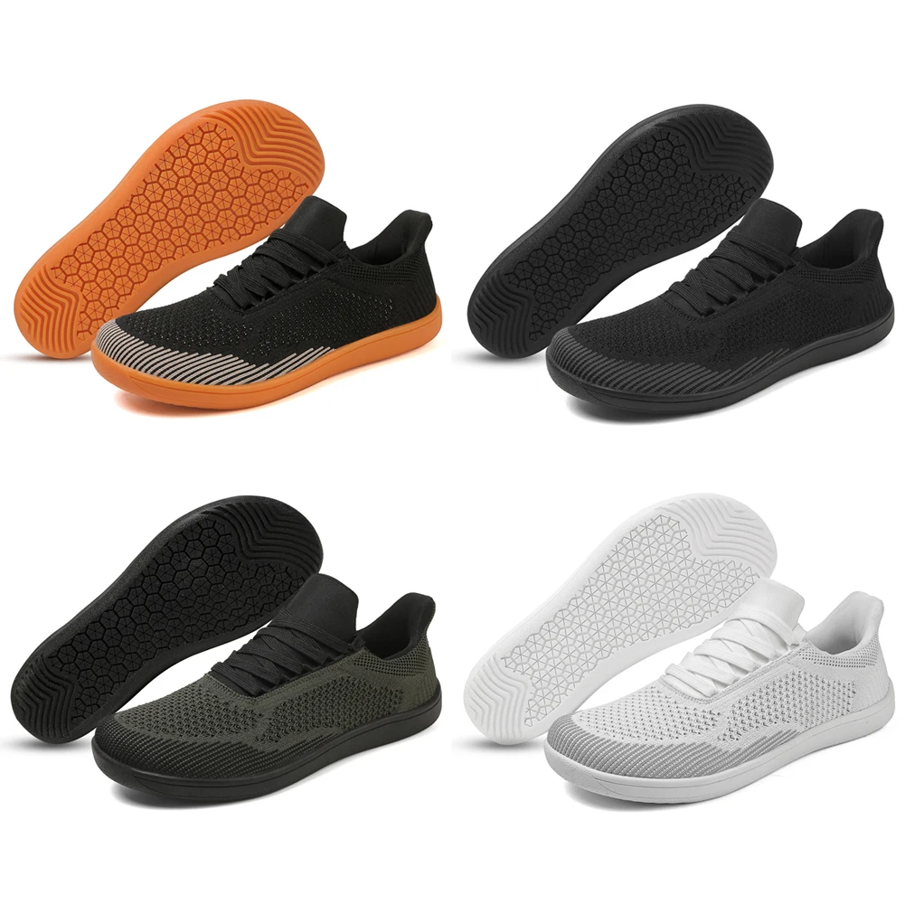 Minimalist Barefoot Shoes Breathable Wide Toe Cross Trainer Hands Free Slip On Running Shoes Casual Mesh Sneakers for Men Women 5