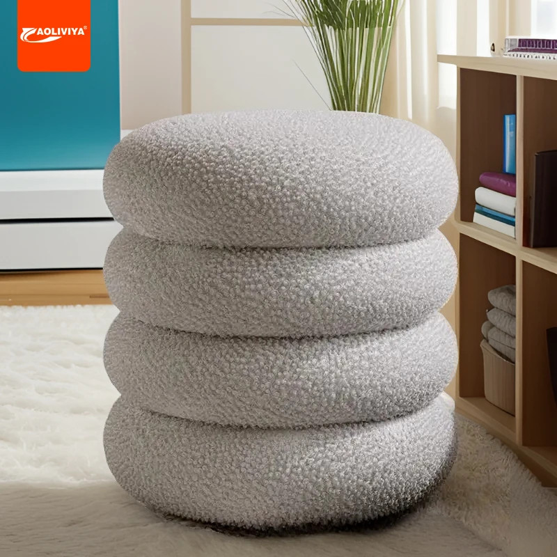 

AOLIVIYA Multi-functional Nap S6 Sofa Ottoman Stylish Foot Rest Home Use Lazy Sofa Footrest Comfortable Shoe Changing Stool Foot