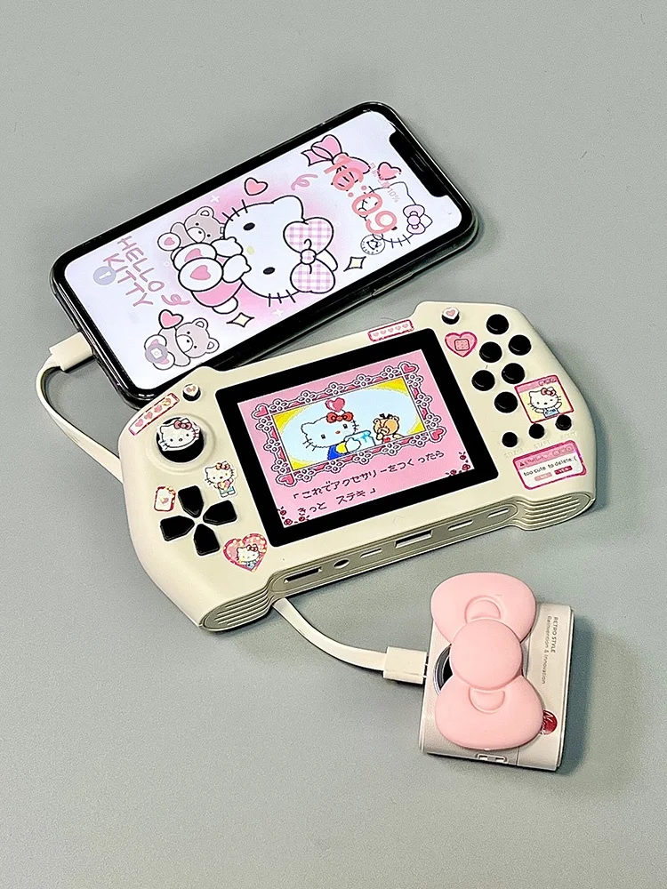 

Handheld game handheld game console mini power bank children's nostalgic Tetris portable small retro FC red and white