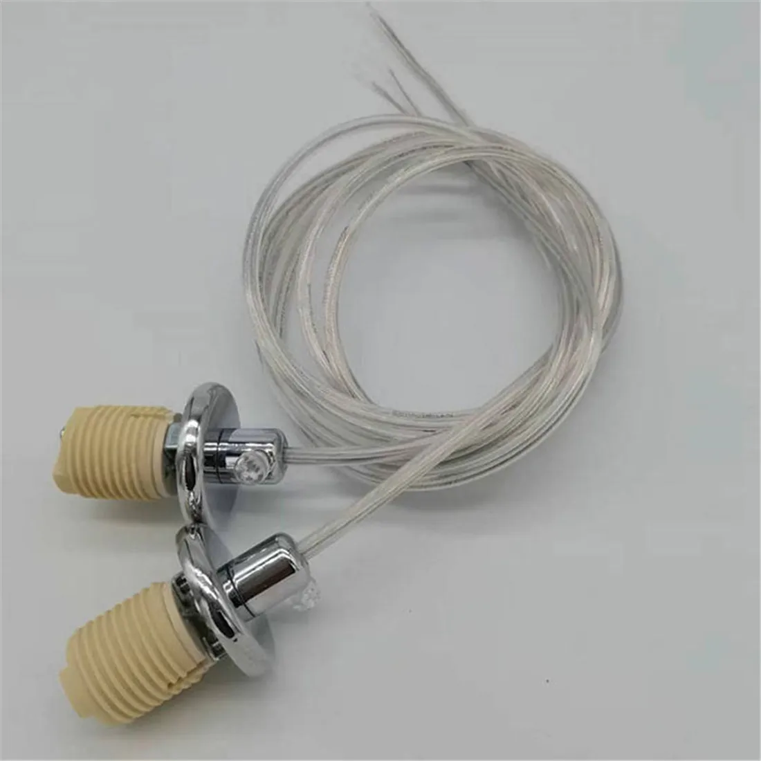 2/10/25pcs Lamp Holder G9 Thread Ceramic with 1m Hanging Wire Screw Threaded Socket Base + Cable Lighting Accessory