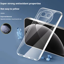 Flexible Durable Transparent Phone Case - Clear TPU Shockproof Cover for Realme GT8 Pro (China) (Clear)