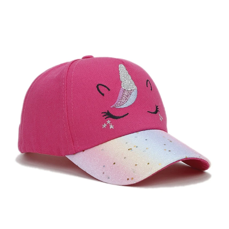 Cartoon Cute Baseball Cap for Girls Baby Sun Hats Casual Hip Hop Snapback Caps for Kids