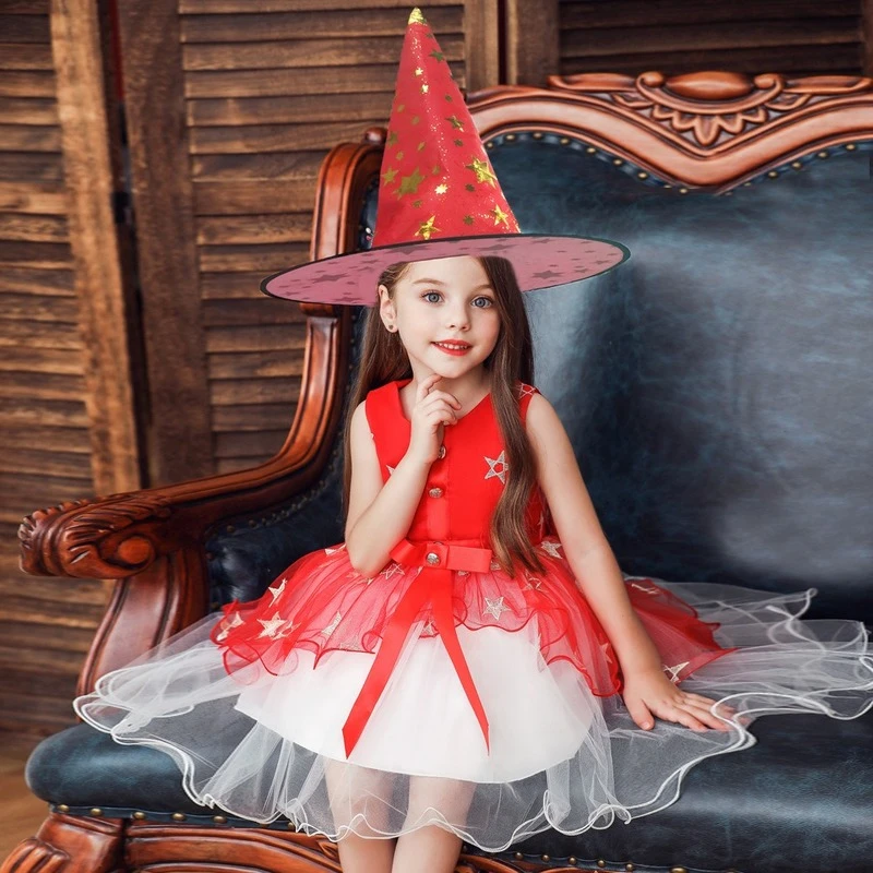 

Halloween Girl Dress Summer Tutu Wedding Birthday Party Kids Dresses For Girls Children's Costume Teenager Prom Designs CL775