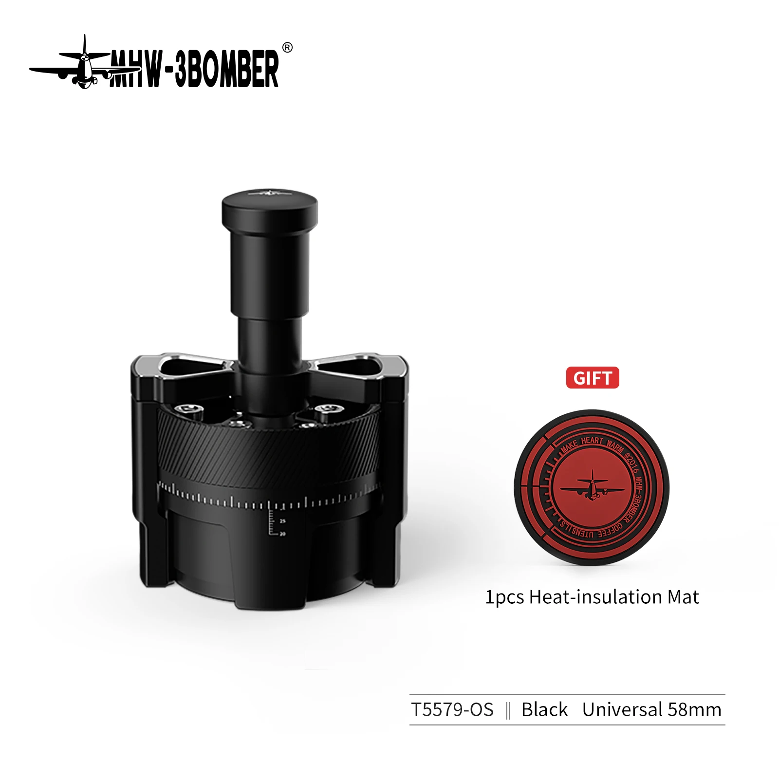 MHW-3BOMBER SE Pro Needle Distributor 58mm Espresso WDT