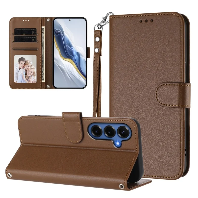 Magnetic Leather Wallet Stand Cover - Premium Flip Case