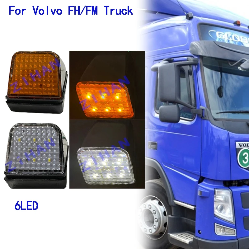 2 Pezzi Per Volvo Truck Led Sunvisor Lamp 1623726 1623727 Sostituzione Per Volvo Truck Fh Fm Fh12 Fh16 Fm9 Luci Superiori