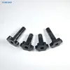 Four Black Tight Nuts Plastic Screw Nut New Fitting Parts For Soft Ice Cream Machine Accessories 2 Short 2 Long M8 M10 Optional 2