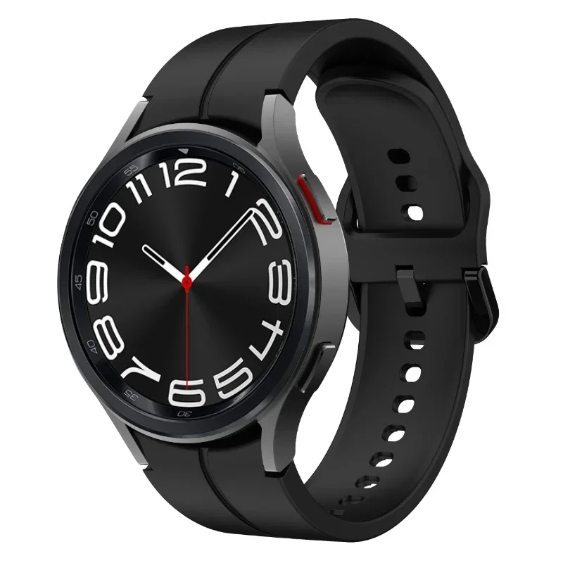 Sleek 20mm Silicone Watch Strap - Premium Wristband