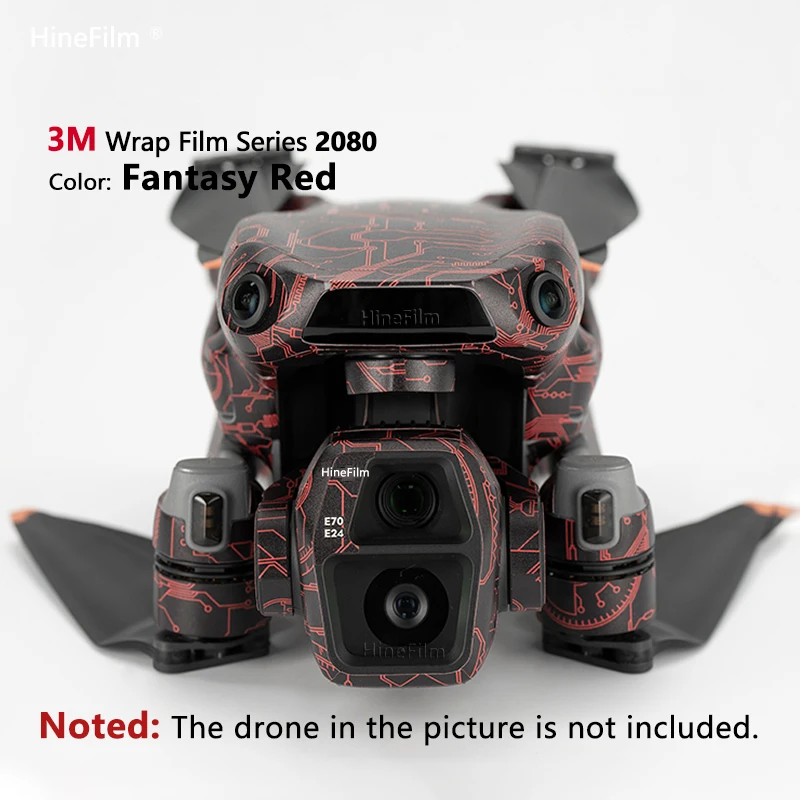 Hinefilm Skin für AIR3S Drone Aufkleber Cover Skin für DJI AIR 3S Drone Aufkleber Skin DJIAIR3S Protector Guard Air3 S Wrap Film – Detail 13