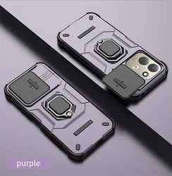 Custodia Shockproof con Supporto Magnetico e Anello - Cover Protettiva