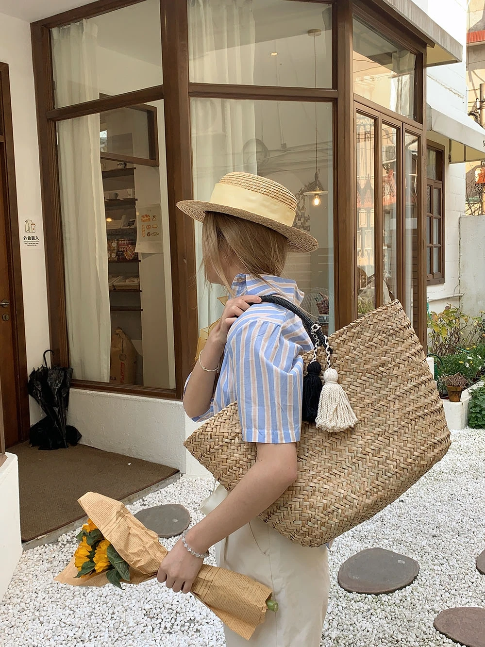 2026 New Summer Women Straw Handbag Female Travel Bohemia Shopper Purses Ladies Casual Large Capacity Weave Wicker Rattan Bag