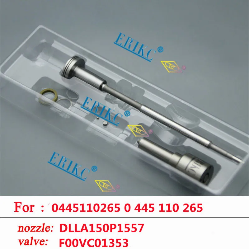 

0445110265 Injector Spray Rail Nozzle DLLA150P1557 Valve F00VC01353 for RENAULT: 77 01 477 325 0 445 110 265